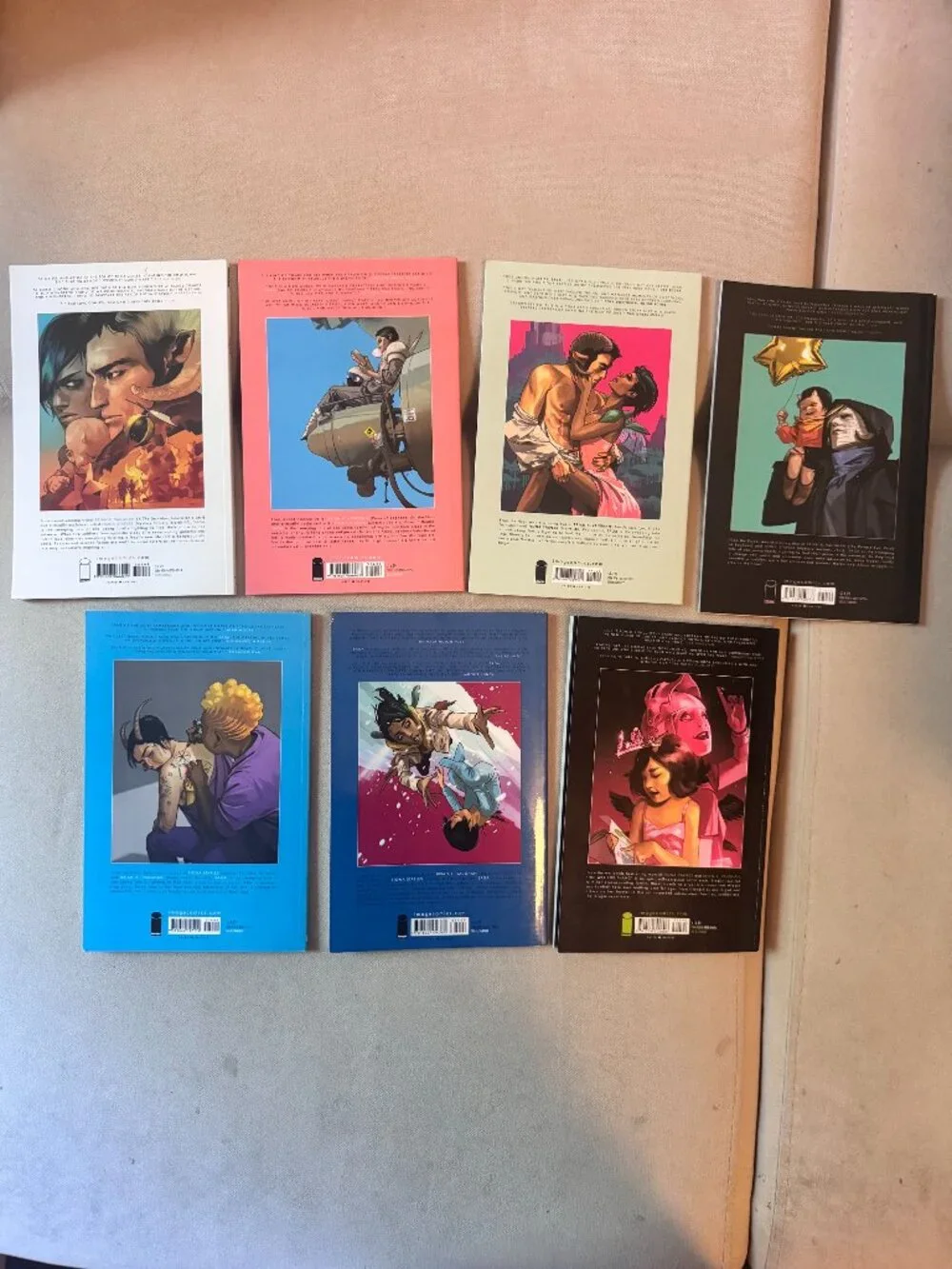 Saga Graphic Novel Lot Volumes 1-7 - Image Comics TPB